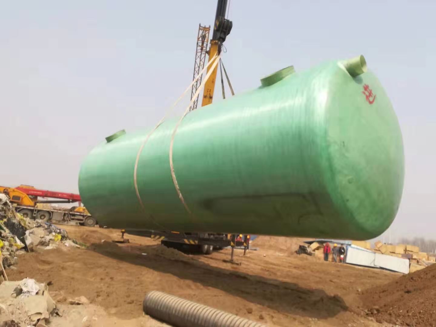 河南100立方化粪池吊装中